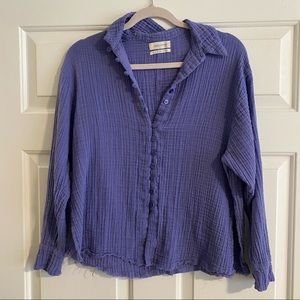 Urban Outfitters Addison Button-Front Blouse